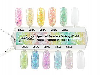 Y1SE014JN Sparkled Powder Color Chart-Fantasy World