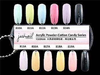 Y1SE015JN Sparkled Powder Color Chart-Cotton Candy Series
