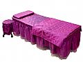 FE001Bedspread set-deep purple