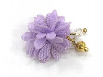 Y1NO008Magnet Flowers-Purple G 