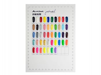 Y1SB061Artist nailart Gel Color Chart 