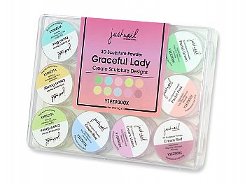 Y1EZ9000-Boxjustnail Acrylic Powder-Graceful Lady Series