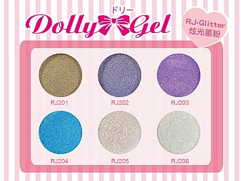 RJ-GlitterDolly Gel  Glitter
