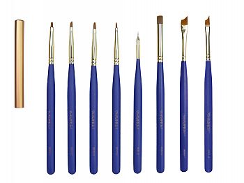 RH-Brush Select IIDolly Gel Nail Art Brush Series(Blue Handle)