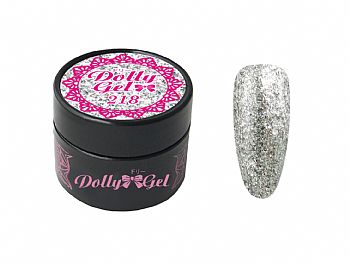 RB218Dolly Gel Foil effect gel-Silver 3g