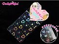 RJ219Dolly Gel Laser Heart Sticker
